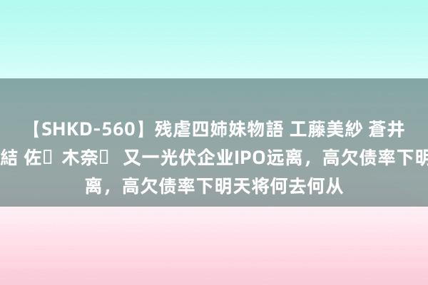 【SHKD-560】残虐四姉妹物語 工藤美紗 蒼井さくら 中谷美結 佐々木奈々 又一光伏企业IPO远离，高欠债率下明天将何去何从