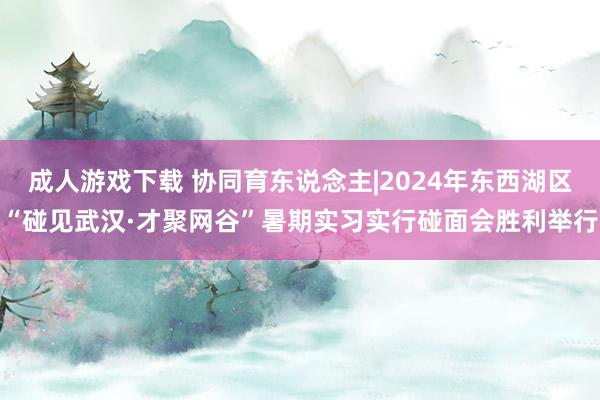 成人游戏下载 协同育东说念主|2024年东西湖区“碰见武汉·才聚网谷”暑期实习实行碰面会胜利举行